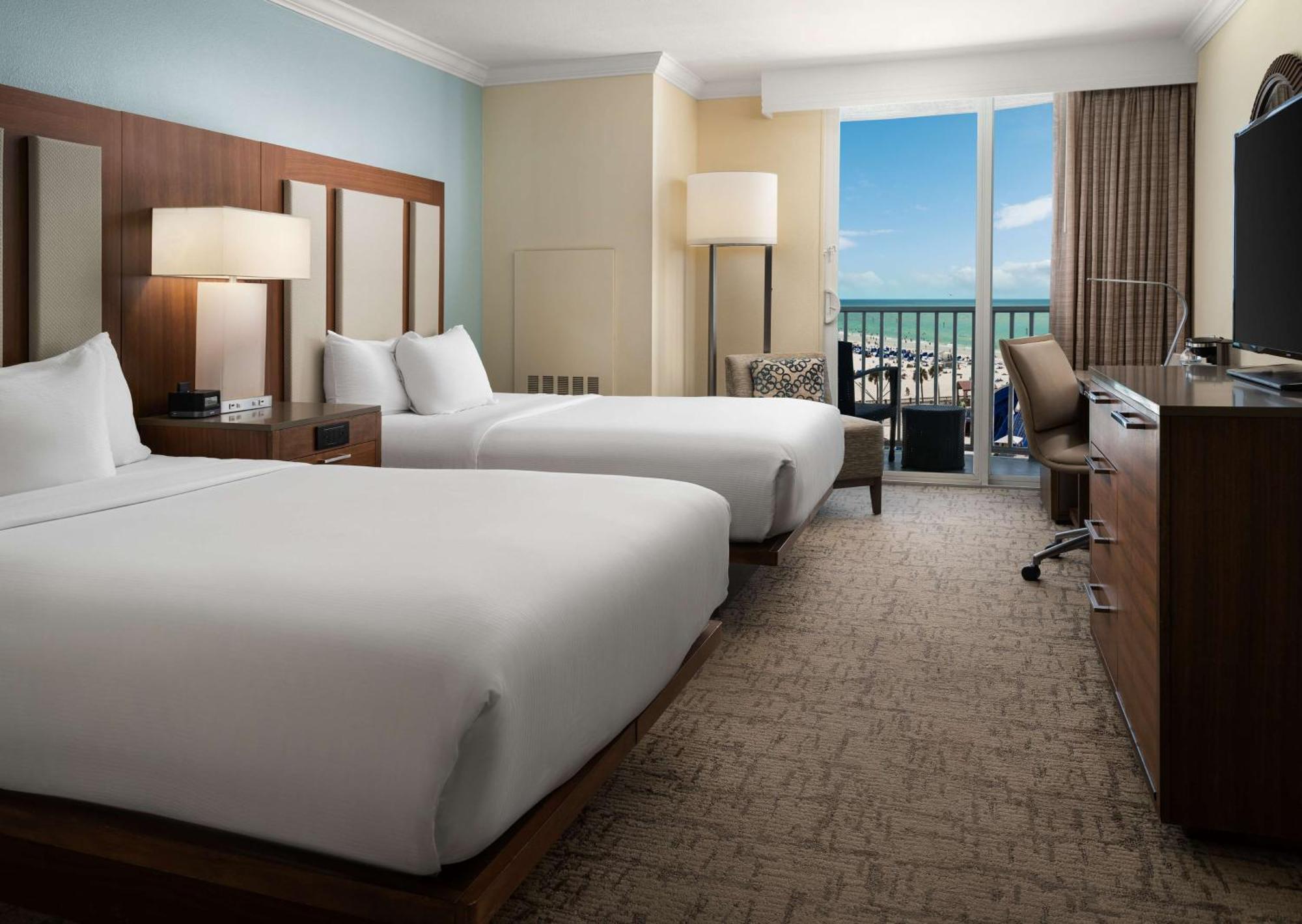 Double Room Two Double Beds Gulf View